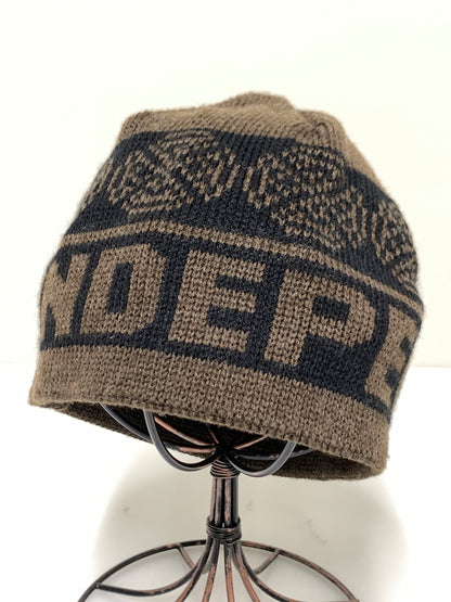【中古品】【メンズ】 INDEPENDENT インディペンデント LOGO BEANIE ロゴ ビーニー ニットキャップ 帽子 ニット帽 185-260927-em-52-min カラー：ブラウン/ブラック 万代Net店