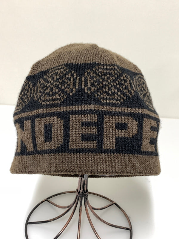 【中古品】【メンズ】 INDEPENDENT インディペンデント LOGO BEANIE ロゴ ビーニー ニットキャップ 帽子 ニット帽 185-260927-em-52-min カラー：ブラウン/ブラック 万代Net店