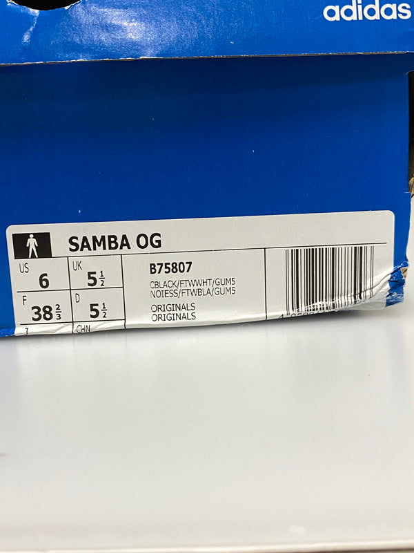 【現状渡し品】【レディース】 ADIDAS アディダス B75807 SAMBA OG 靴 シューズ スニーカー SNEAKERS 161-260926-zi-39-min サイズ：24cm カラー：BLACK 万代Net店