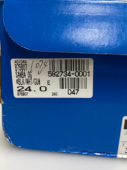 【現状渡し品】【レディース】 ADIDAS アディダス B75807 SAMBA OG 靴 シューズ スニーカー SNEAKERS 161-260926-zi-39-min サイズ：24cm カラー：BLACK 万代Net店
