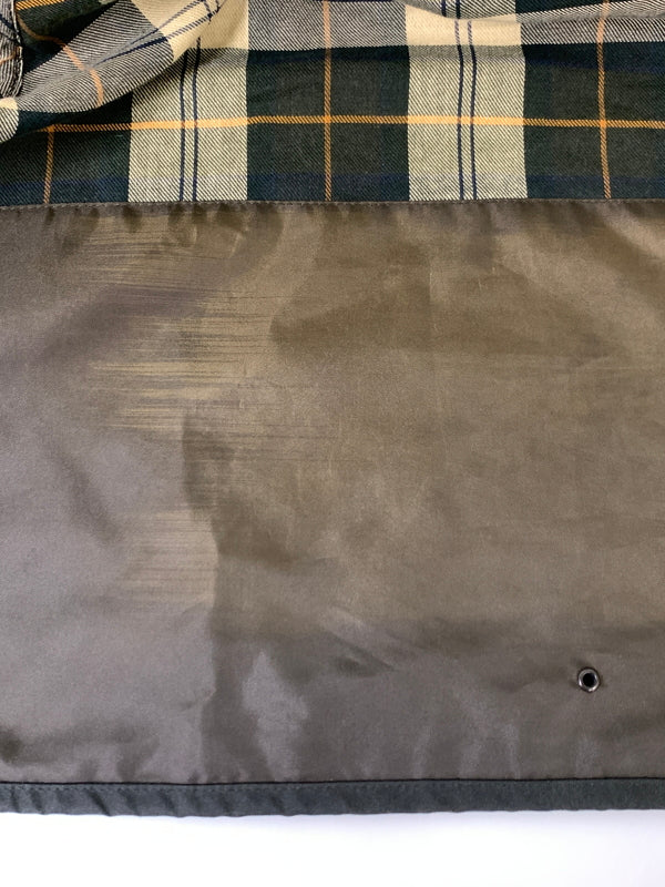 【中古品】【メンズ】 BARBOUR バブアー SPEY WAX COTTON SHORT BROUSON 242MWX1212 スペイ ワックス コットン ショート ブルゾン メンズ アウター オイルコットン素材 上着 ジャンパー 144-260925-em-30-min サイズ：M カラー：ダークグリーン系 万代Net店