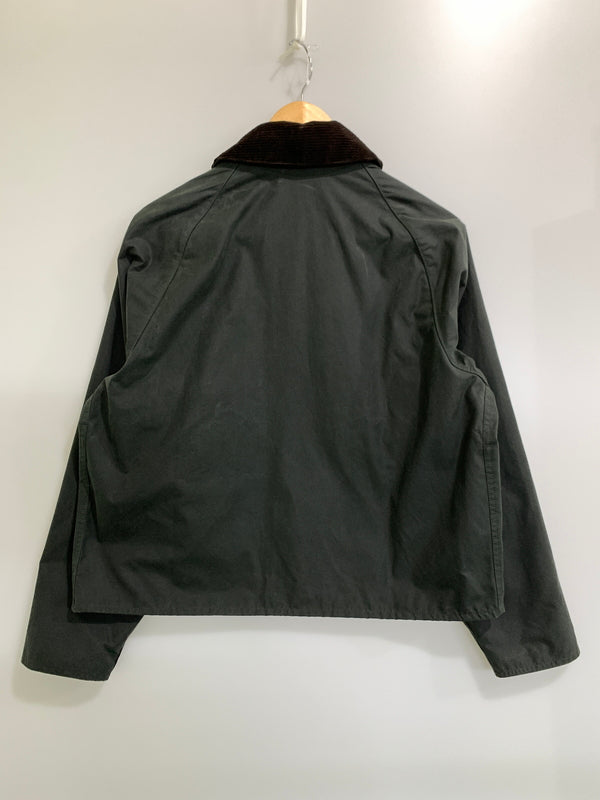 【中古品】【メンズ】 BARBOUR バブアー SPEY WAX COTTON SHORT BROUSON 242MWX1212 スペイ ワックス コットン ショート ブルゾン メンズ アウター オイルコットン素材 上着 ジャンパー 144-260925-em-30-min サイズ：M カラー：ダークグリーン系 万代Net店