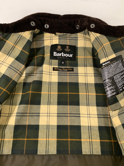 【中古品】【メンズ】 BARBOUR バブアー SPEY WAX COTTON SHORT BROUSON 242MWX1212 スペイ ワックス コットン ショート ブルゾン メンズ アウター オイルコットン素材 上着 ジャンパー 144-260925-em-30-min サイズ：M カラー：ダークグリーン系 万代Net店