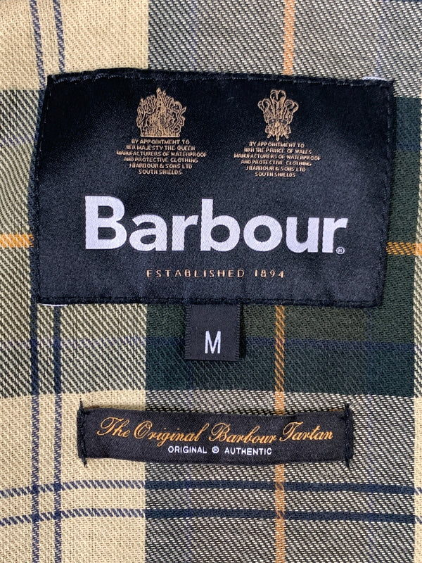 【中古品】【メンズ】 BARBOUR バブアー SPEY WAX COTTON SHORT BROUSON 242MWX1212 スペイ ワックス コットン ショート ブルゾン メンズ アウター オイルコットン素材 上着 ジャンパー 144-260925-em-30-min サイズ：M カラー：ダークグリーン系 万代Net店