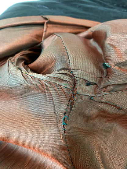 【現状渡し品】【メンズ】 USED ユーズド 60-70'S LEATHER COAT レザー コート アウター 146-260926-zi-14-min サイズ：不明 カラー：ブラック 万代Net店