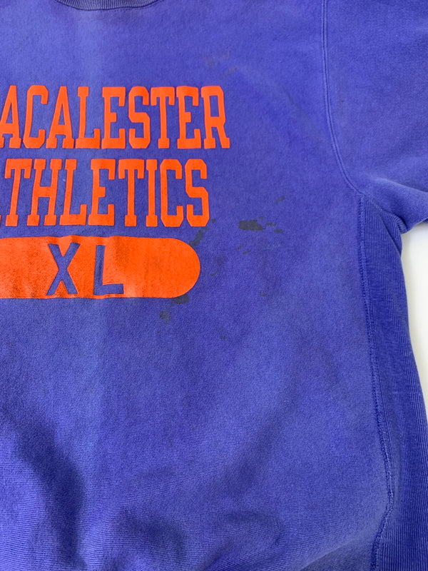 【中古品】【メンズ】 CHAMPION チャンピオン 90S 三段プリント REVERSEWEAVE SWEATSHIRT リバースウィーブ スウェット トップス メンズ トレーナー 146-260925-em-23-min サイズ：XL カラー：パープル系 万代Net店