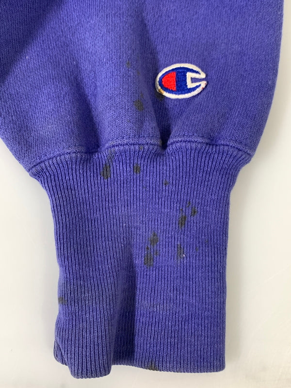 【中古品】【メンズ】 CHAMPION チャンピオン 90S 三段プリント REVERSEWEAVE SWEATSHIRT リバースウィーブ スウェット トップス メンズ トレーナー 146-260925-em-23-min サイズ：XL カラー：パープル系 万代Net店