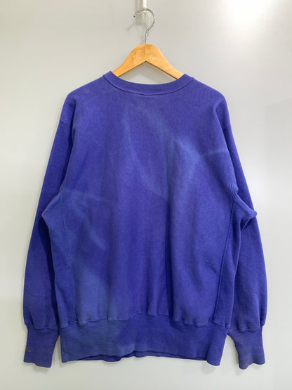 【中古品】【メンズ】 CHAMPION チャンピオン 90S 三段プリント REVERSEWEAVE SWEATSHIRT リバースウィーブ スウェット トップス メンズ トレーナー 146-260925-em-23-min サイズ：XL カラー：パープル系 万代Net店