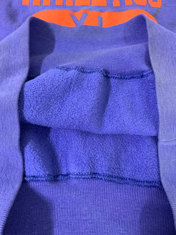 【中古品】【メンズ】 CHAMPION チャンピオン 90S 三段プリント REVERSEWEAVE SWEATSHIRT リバースウィーブ スウェット トップス メンズ トレーナー 146-260925-em-23-min サイズ：XL カラー：パープル系 万代Net店