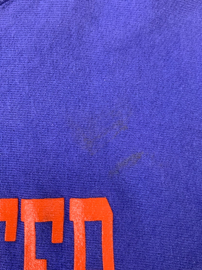 【中古品】【メンズ】 CHAMPION チャンピオン 90S 三段プリント REVERSEWEAVE SWEATSHIRT リバースウィーブ スウェット トップス メンズ トレーナー 146-260925-em-23-min サイズ：XL カラー：パープル系 万代Net店