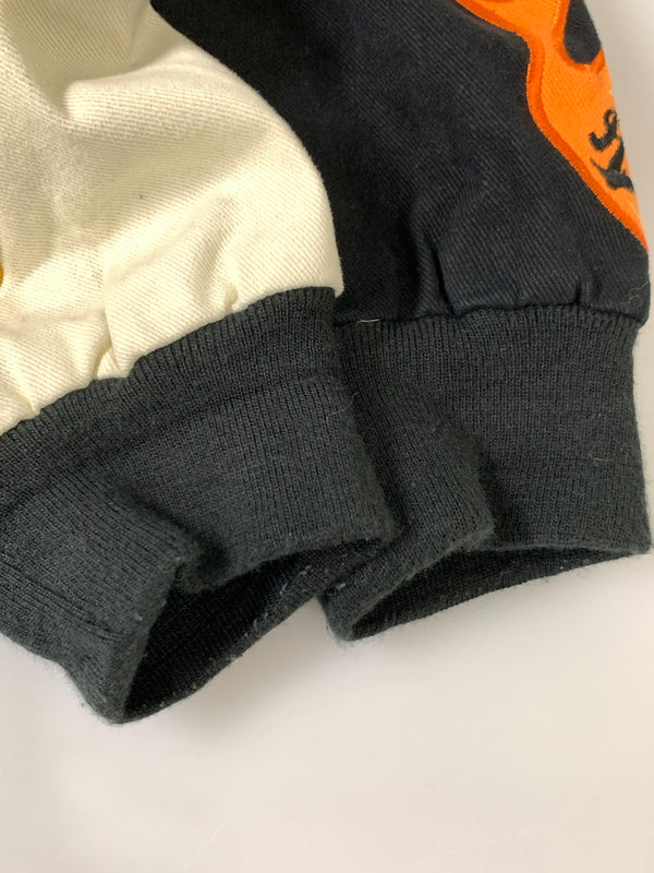 【現状渡し品】【メンズ】 LOONEY TUNES ルーニー テューンズ 90S RACING JACKET レーシング ジャケット 90年代 ヴィンテージ ワッペン 刺繍 メンズ ブルゾン アウター 146-260925-em-32-min サイズ：XL カラー：ブラック 万代Net店