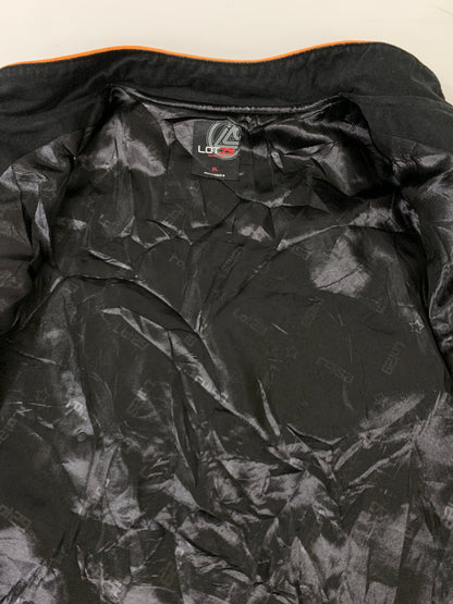 【現状渡し品】【メンズ】 LOONEY TUNES ルーニー テューンズ 90S RACING JACKET レーシング ジャケット 90年代 ヴィンテージ ワッペン 刺繍 メンズ ブルゾン アウター 146-260925-em-32-min サイズ：XL カラー：ブラック 万代Net店