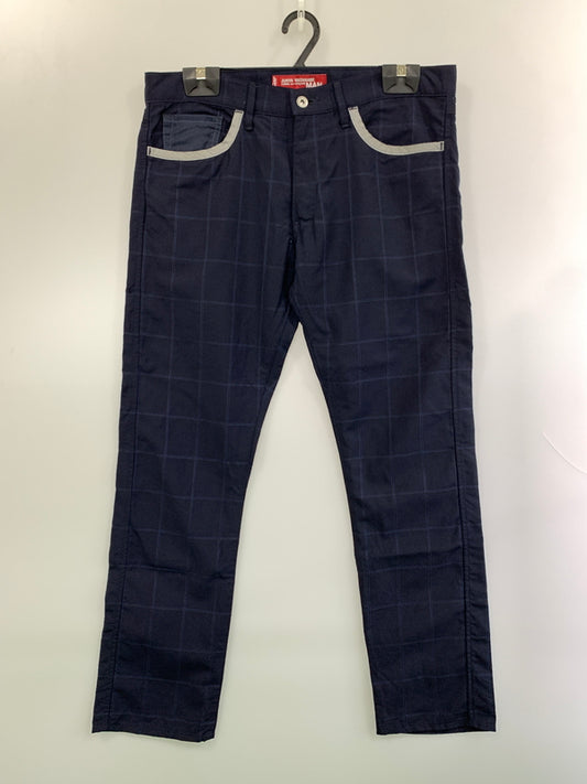 【現状渡し品】【メンズ】 JUNYA WATANABE COMME DES GARCON MAN×LEVI'S ジュンヤ ワタナベ コム デ ギャルソン マン リーバイス チェックパンツ WK-P202 151-260929-hu-20-min サイズ：L カラー：ネイビー 万代Net店