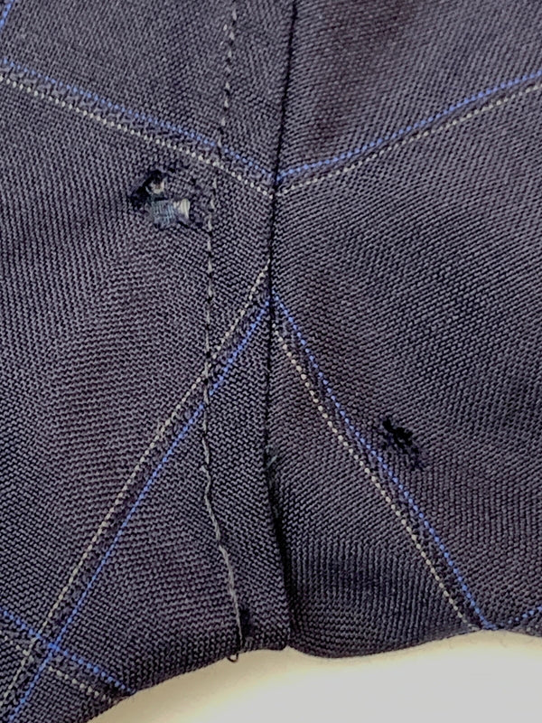 【現状渡し品】【メンズ】 JUNYA WATANABE COMME DES GARCON MAN×LEVI'S ジュンヤ ワタナベ コム デ ギャルソン マン リーバイス チェックパンツ WK-P202 151-260929-hu-20-min サイズ：L カラー：ネイビー 万代Net店