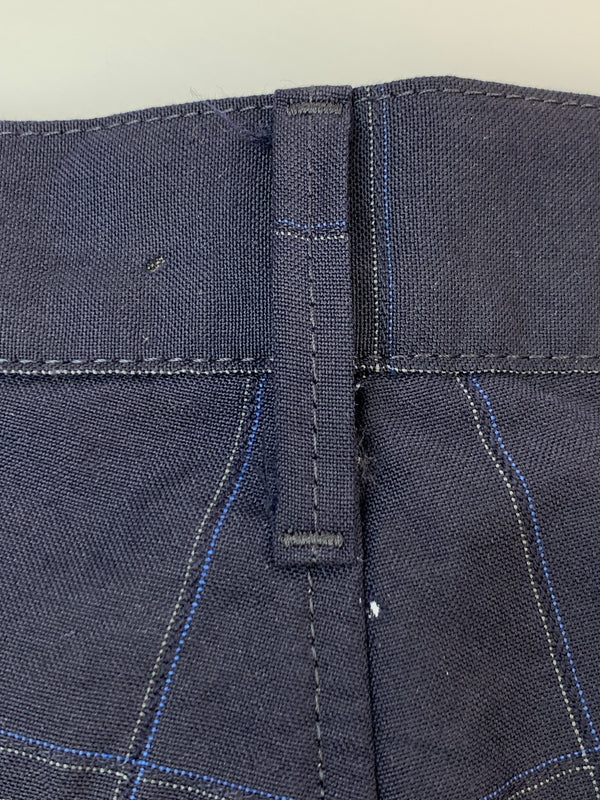 【現状渡し品】【メンズ】 JUNYA WATANABE COMME DES GARCON MAN×LEVI'S ジュンヤ ワタナベ コム デ ギャルソン マン リーバイス チェックパンツ WK-P202 151-260929-hu-20-min サイズ：L カラー：ネイビー 万代Net店