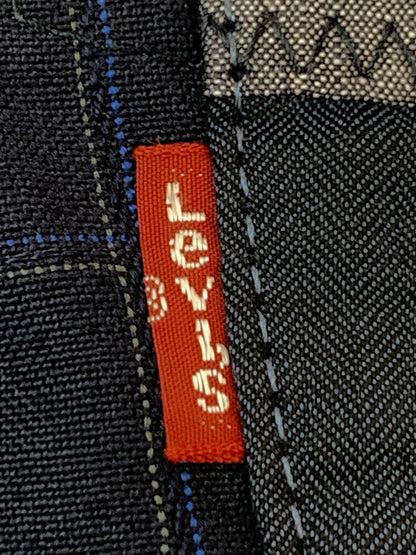 【現状渡し品】【メンズ】 JUNYA WATANABE COMME DES GARCON MAN×LEVI'S ジュンヤ ワタナベ コム デ ギャルソン マン リーバイス チェックパンツ WK-P202 151-260929-hu-20-min サイズ：L カラー：ネイビー 万代Net店