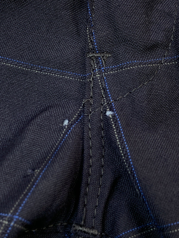 【現状渡し品】【メンズ】 JUNYA WATANABE COMME DES GARCON MAN×LEVI'S ジュンヤ ワタナベ コム デ ギャルソン マン リーバイス チェックパンツ WK-P202 151-260929-hu-20-min サイズ：L カラー：ネイビー 万代Net店