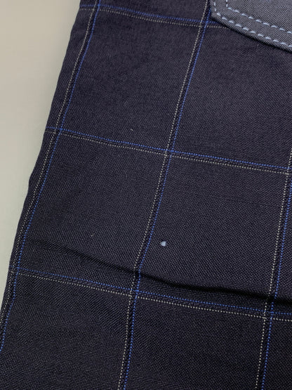 【現状渡し品】【メンズ】 JUNYA WATANABE COMME DES GARCON MAN×LEVI'S ジュンヤ ワタナベ コム デ ギャルソン マン リーバイス チェックパンツ WK-P202 151-260929-hu-20-min サイズ：L カラー：ネイビー 万代Net店