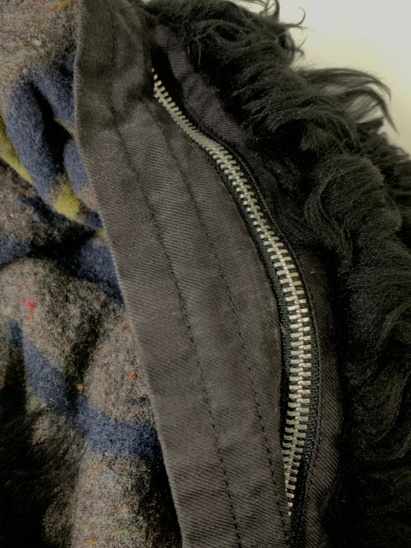 【中古品】【メンズ】 LUKER BY NEIGHBORHOOD ルーカーバイネイバーフッド N-3B FLIGHT JACKET フライトジャケット メンズ アウター ミリタリー フード付き パーカー 142-261002-em-11-min サイズ：M カラー：ブラック 万代Net店