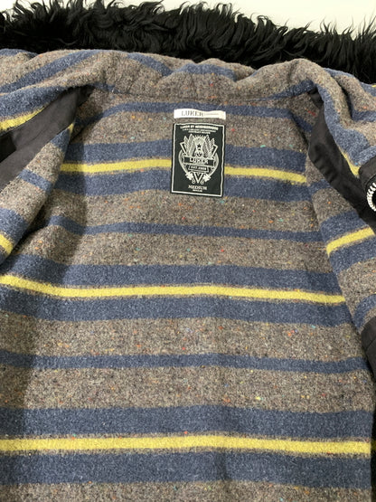 【中古品】【メンズ】 LUKER BY NEIGHBORHOOD ルーカーバイネイバーフッド N-3B FLIGHT JACKET フライトジャケット メンズ アウター ミリタリー フード付き パーカー 142-261002-em-11-min サイズ：M カラー：ブラック 万代Net店