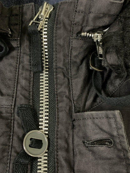 【中古品】【メンズ】 LUKER BY NEIGHBORHOOD ルーカーバイネイバーフッド N-3B FLIGHT JACKET フライトジャケット メンズ アウター ミリタリー フード付き パーカー 142-261002-em-11-min サイズ：M カラー：ブラック 万代Net店