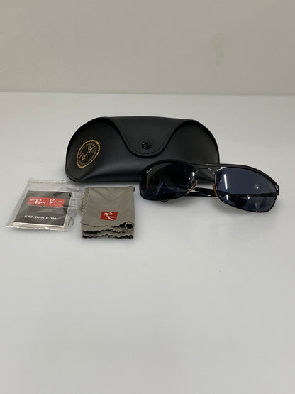 【中古品】【メンズ/レディース】 RAY-BAN レイバン OLYMPIAN I DELUXE RB3119 オリンピアン アイ デラックス サングラス 62□19-120 アクセサリー 203-260927-em-44-min カラー：ブラック 万代Net店