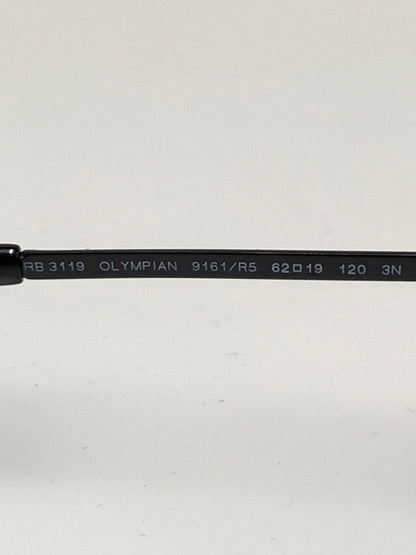 【中古品】【メンズ/レディース】 RAY-BAN レイバン OLYMPIAN I DELUXE RB3119 オリンピアン アイ デラックス サングラス 62□19-120 アクセサリー 203-260927-em-44-min カラー：ブラック 万代Net店