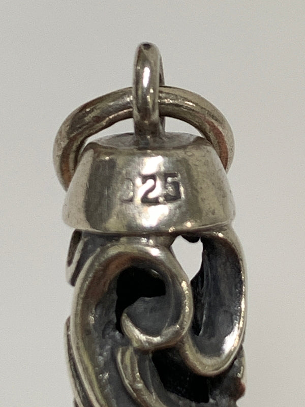 【中古品】【メンズ/レディース】 USED ユーズド SV925 ROLLER PENDANT TOP シルバー925 ローラー ペンダント トップ 円柱状 アクセサリー ジュエリー 193-260927-em-41-min カラー：シルバー 万代Net店
