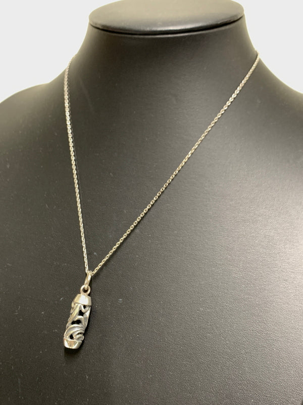 【中古品】【メンズ/レディース】 USED ユーズド SV925 ROLLER PENDANT TOP シルバー925 ローラー ペンダント トップ 円柱状 アクセサリー ジュエリー 193-260927-em-41-min カラー：シルバー 万代Net店