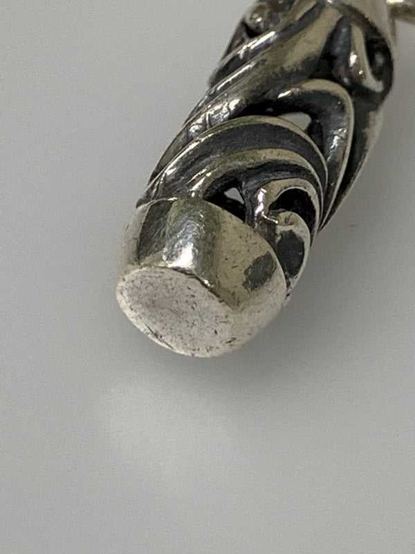 【中古品】【メンズ/レディース】 USED ユーズド SV925 ROLLER PENDANT TOP シルバー925 ローラー ペンダント トップ 円柱状 アクセサリー ジュエリー 193-260927-em-41-min カラー：シルバー 万代Net店