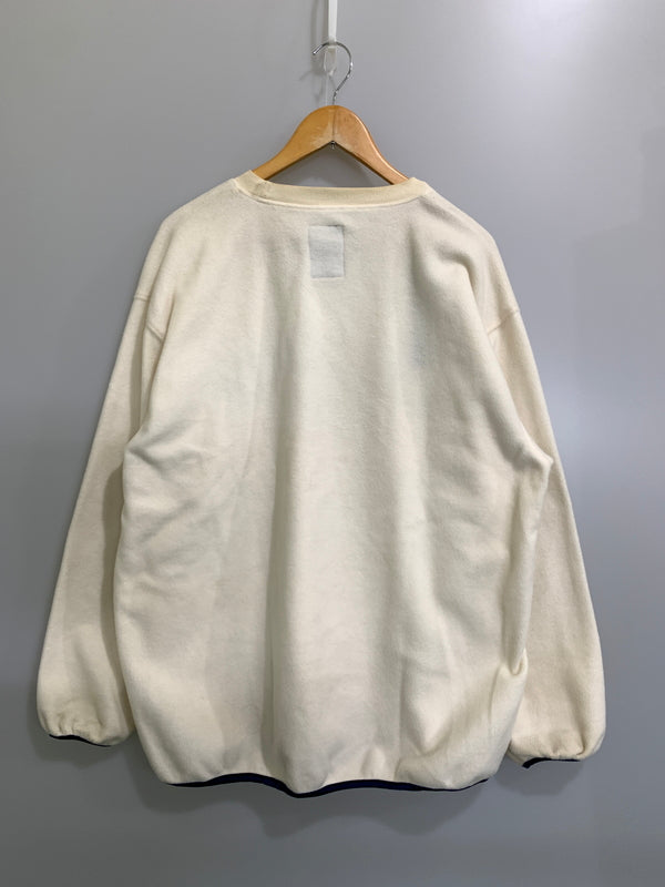 【中古品】【メンズ】 CHALLENGER チャレンジャー COLLEGE LOGO C/N FLEECE カレッジロゴ クルーネック フリース メンズ トップス プルオーバー 142-260925-em-38-min サイズ：XL カラー：アイボリー 万代Net店