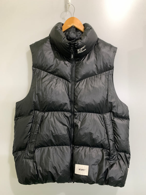 【現状渡し品】【メンズ】 WTAPS ダブルタップス BIVOUAC VEST 222BRDT-JKM01 ビバーク ベスト ミリタリー アウトドア 中綿 メンズ アウター 142-260925-em-22-min サイズ：04 カラー：ブラック 万代Net店