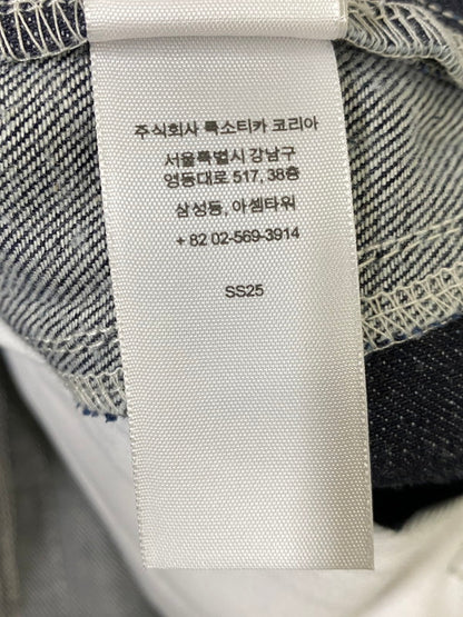【中古品】【メンズ】 SUPREME シュプリーム 25SS PANELED STRIPE BAGGY JEAN RIGID INDIGO パネルド ストライプ バギージーン ボトムス 149-260926-zi-27-min サイズ：34 カラー：インディゴ 万代Net店