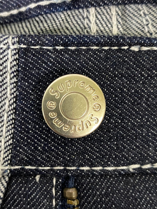 【中古品】【メンズ】 SUPREME シュプリーム 25SS PANELED STRIPE BAGGY JEAN RIGID INDIGO パネルド ストライプ バギージーン ボトムス 149-260926-zi-27-min サイズ：34 カラー：インディゴ 万代Net店