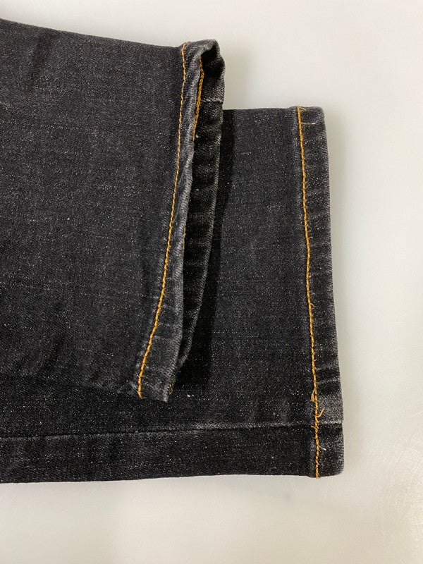 【中古品】【メンズ】 VIVIENNE WESTWOOD ANGLOMANIA ヴィヴィアンウエストウッド アングロマニア × LEE リー SLIM JEANS スリム ジーンズ ボトムス 152-260926-zi-28-min サイズ：W26/L33 カラー：ブラックインディゴ 万代Net店