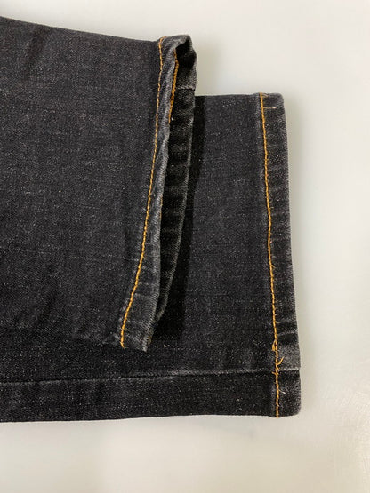 【中古品】【メンズ】 VIVIENNE WESTWOOD ANGLOMANIA ヴィヴィアンウエストウッド アングロマニア × LEE リー SLIM JEANS スリム ジーンズ ボトムス 152-260926-zi-28-min サイズ：W26/L33 カラー：ブラックインディゴ 万代Net店