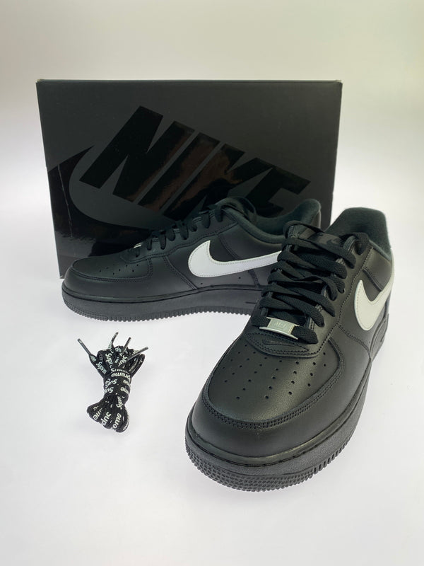 【中古品】【メンズ】 NIKE ナイキ × SUPREME シュプリーム AIR FORCE 1 LOW CU9225-002 エアフォース1 ロー スニーカー シューズ 靴 160-260927-em-01-min サイズ：27.0cm カラー：BLACK WHITE 万代Net店