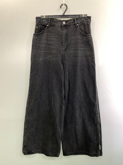 【中古品】【メンズ】 ADIDAS アディダス ADILENIUM SEASON3 ZIP WASHED DENIM アディレニウム シーズンスリー ジップ ウォッシュド デニム JX9211 ジーパン ボトムス 159-260929-hu-19-min サイズ：33 カラー：ブラック 万代Net店