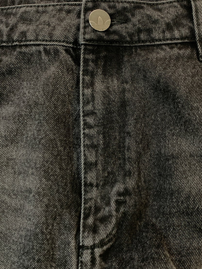 【中古品】【メンズ】 ADIDAS アディダス ADILENIUM SEASON3 ZIP WASHED DENIM アディレニウム シーズンスリー ジップ ウォッシュド デニム JX9211 ジーパン ボトムス 159-260929-hu-19-min サイズ：33 カラー：ブラック 万代Net店