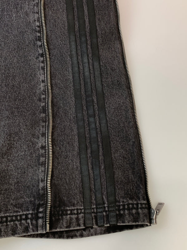 【中古品】【メンズ】 ADIDAS アディダス ADILENIUM SEASON3 ZIP WASHED DENIM アディレニウム シーズンスリー ジップ ウォッシュド デニム JX9211 ジーパン ボトムス 159-260929-hu-19-min サイズ：33 カラー：ブラック 万代Net店