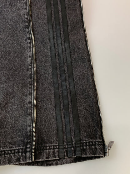 【中古品】【メンズ】 ADIDAS アディダス ADILENIUM SEASON3 ZIP WASHED DENIM アディレニウム シーズンスリー ジップ ウォッシュド デニム JX9211 ジーパン ボトムス 159-260929-hu-19-min サイズ：33 カラー：ブラック 万代Net店