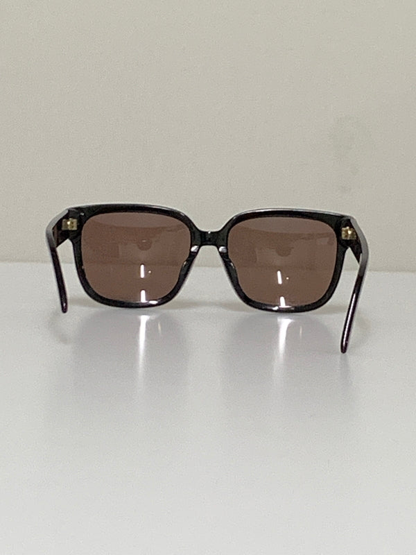 【中古品】【メンズ/レディース】 CHRISTIAN DIOR クリスチャンディオール S7F LOGO SUNGLASSES ロゴ サングラス 58□15-145 スクエアシェイプ 182-260927-em-43-min カラー：ブラック/ブラウン 万代Net店