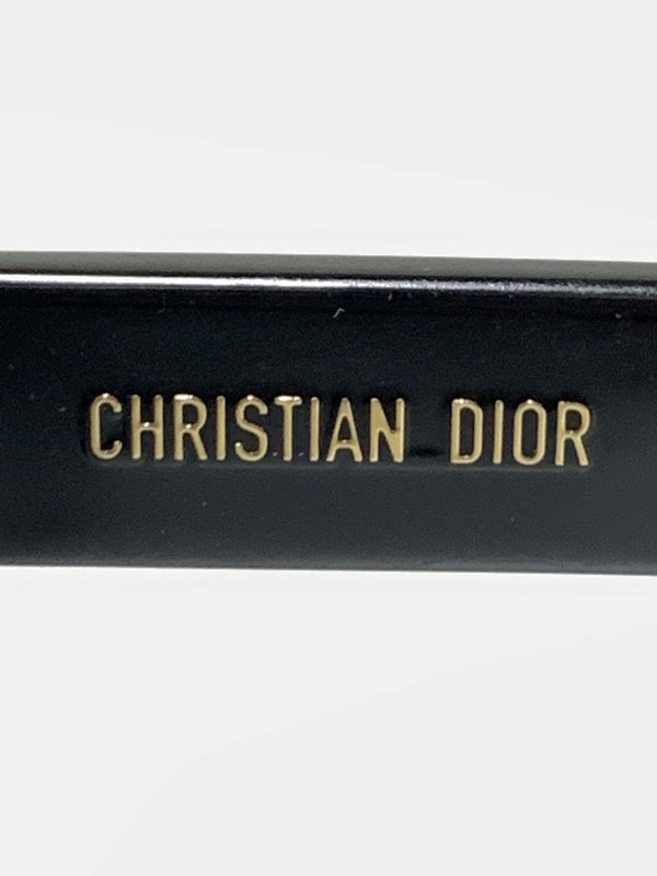 【中古品】【メンズ/レディース】 CHRISTIAN DIOR クリスチャンディオール S7F LOGO SUNGLASSES ロゴ サングラス 58□15-145 スクエアシェイプ 182-260927-em-43-min カラー：ブラック/ブラウン 万代Net店