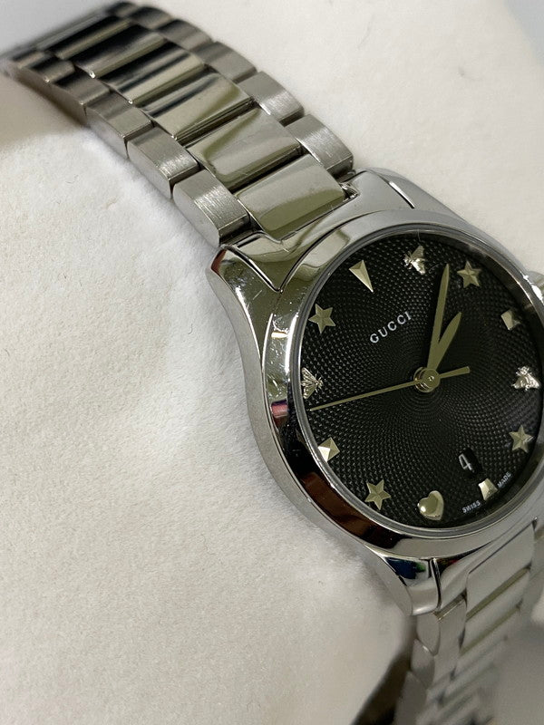 【中古品】【メンズ】 GUCCI グッチ G-TIMELESS ジー タイムレス 561365 腕時計 197-261008-KS-19-min カラー：シルバー 万代Net店