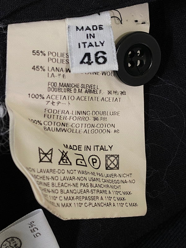 【中古品】【メンズ】 MAISON MARTIN MARGIELA メゾン マルジェラ ここのえ期 SET UP SUIT セットアップ スーツ 141-260926-zi-03-min サイズ：46 カラー：ブラック 万代Net店