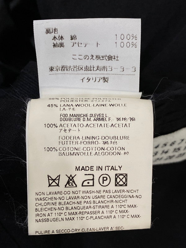 【中古品】【メンズ】 MAISON MARTIN MARGIELA メゾン マルジェラ ここのえ期 SET UP SUIT セットアップ スーツ 141-260926-zi-03-min サイズ：46 カラー：ブラック 万代Net店