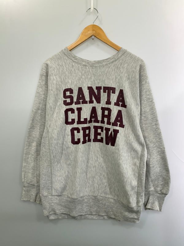 【現状渡し品】【メンズ】 CHAMPION チャンピオン 80's REVERSE WEAVE SWEATSHIRT SANTA CLARA CREW 80年代 リバースウィーブ スウェットシャツ トレーナー トップス 146-260930-yn-28-min サイズ：XL カラー：グレー 万代Net店