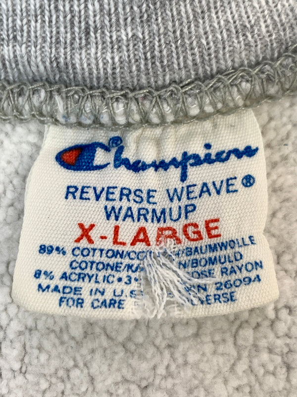 【現状渡し品】【メンズ】 CHAMPION チャンピオン 80's REVERSE WEAVE SWEATSHIRT SANTA CLARA CREW 80年代 リバースウィーブ スウェットシャツ トレーナー トップス 146-260930-yn-28-min サイズ：XL カラー：グレー 万代Net店
