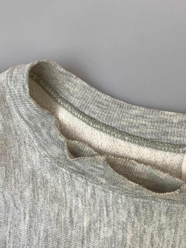 【現状渡し品】【メンズ】 CHAMPION チャンピオン 80's REVERSE WEAVE SWEATSHIRT SANTA CLARA CREW 80年代 リバースウィーブ スウェットシャツ トレーナー トップス 146-260930-yn-28-min サイズ：XL カラー：グレー 万代Net店