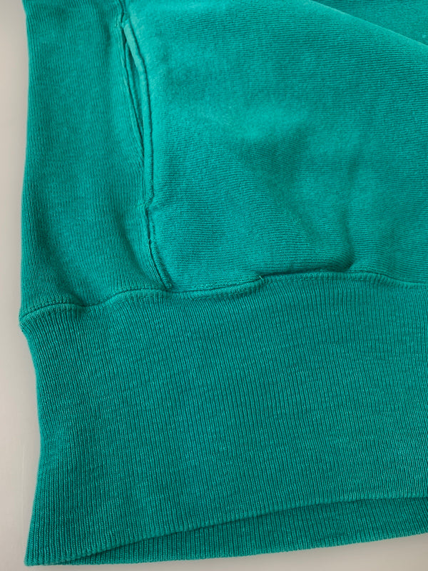 【現状渡し品】【メンズ】 CHAMPION チャンピオン 90'S REVERSE WEAVE SWEATSHIRT POCKET リバースウィーブ スウェットシャツ ポケット 90年代 ヴィンテージ メンズ トップス トレーナー 長袖 146-261002-em-15-min サイズ：XL カラー：ターコイズブルー 万代Net店